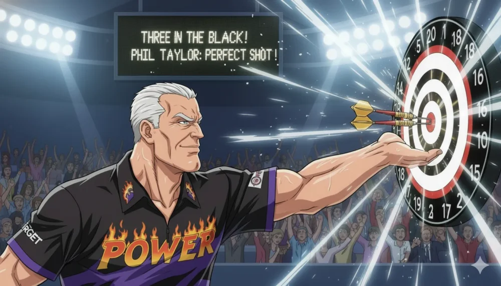 フィルテーラーがダーツをする画像