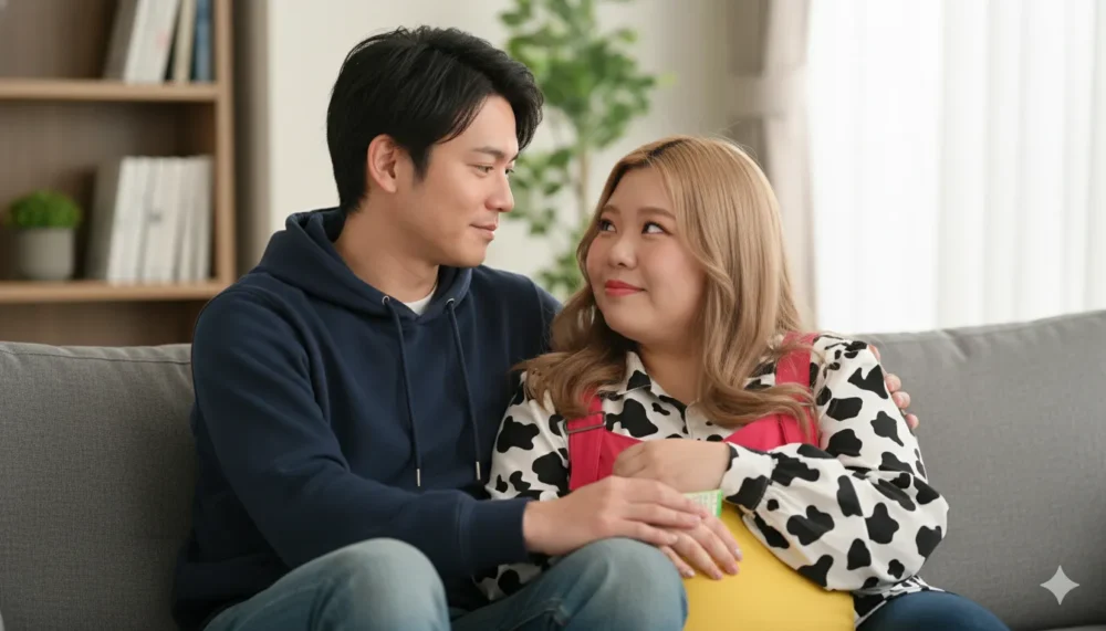 えびちゃんが彼氏と過ごしている画像