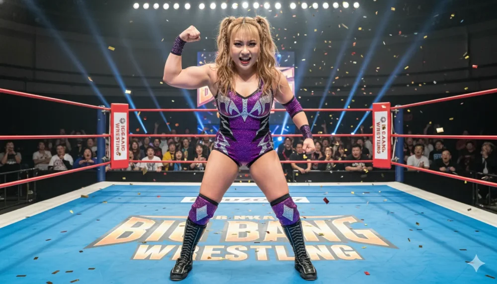 えびちゃんがプロレスラーになった画像