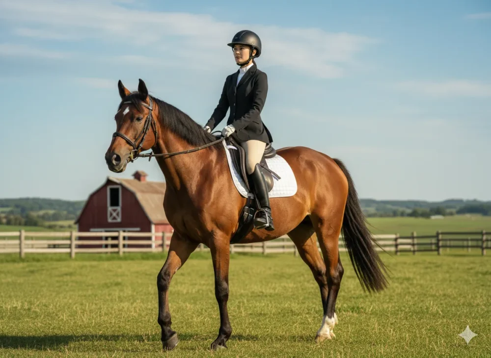 柴咲コウが乗馬をしているイメージ画像